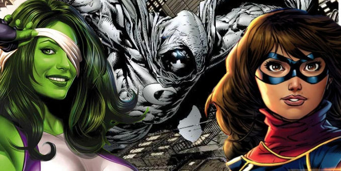 Marvel Announces Ms Marvel She Hulk And Moon Knight For Disney Marvel Announces Ms Marvel