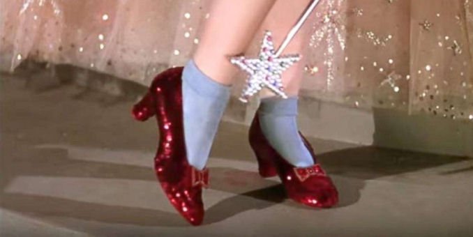 Wizard of Oz ruby slippers